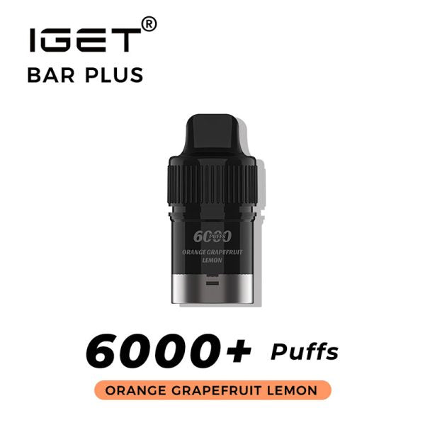Orange Grapefruit Lemon IGet Bar Plus Replacement Pod