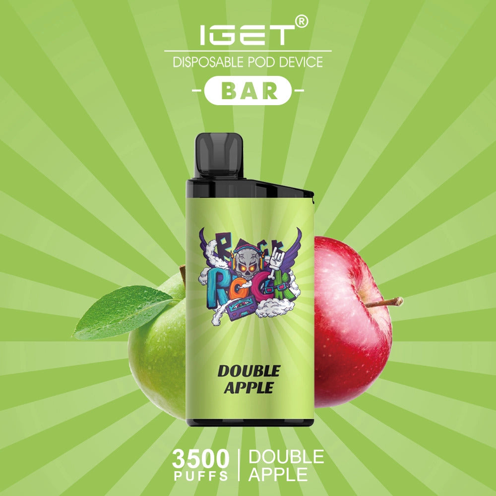 Double Apple IGet Bar 3500 Puffs Disposable Vape