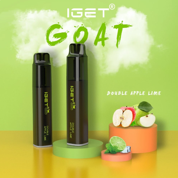 Double Apple Lime IGet Goat 5000 Puffs Disposable Vape