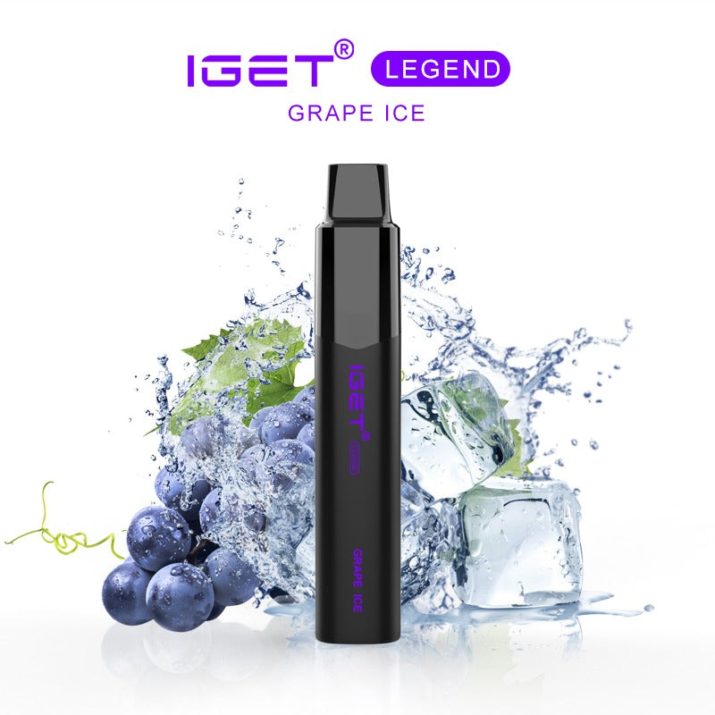 Grape Ice IGet Legend 4000 Puffs Disposable Vape