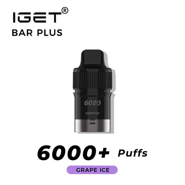 Grape Ice IGet Bar Plus Replacement Pod