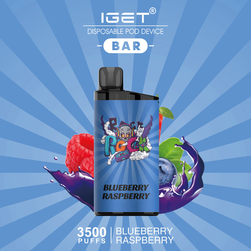 Blueberry Raspberry IGet Bar 3500 Puffs Disposable Vape
