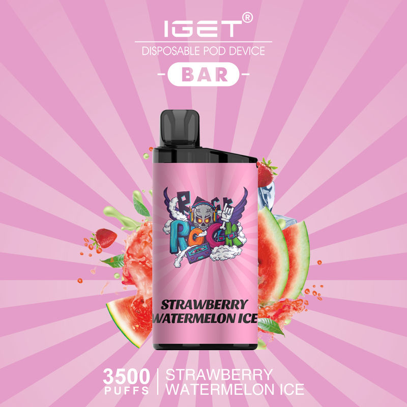 Strawberry Watermelon Ice IGet Bar 3500 Puffs Disposable Vape