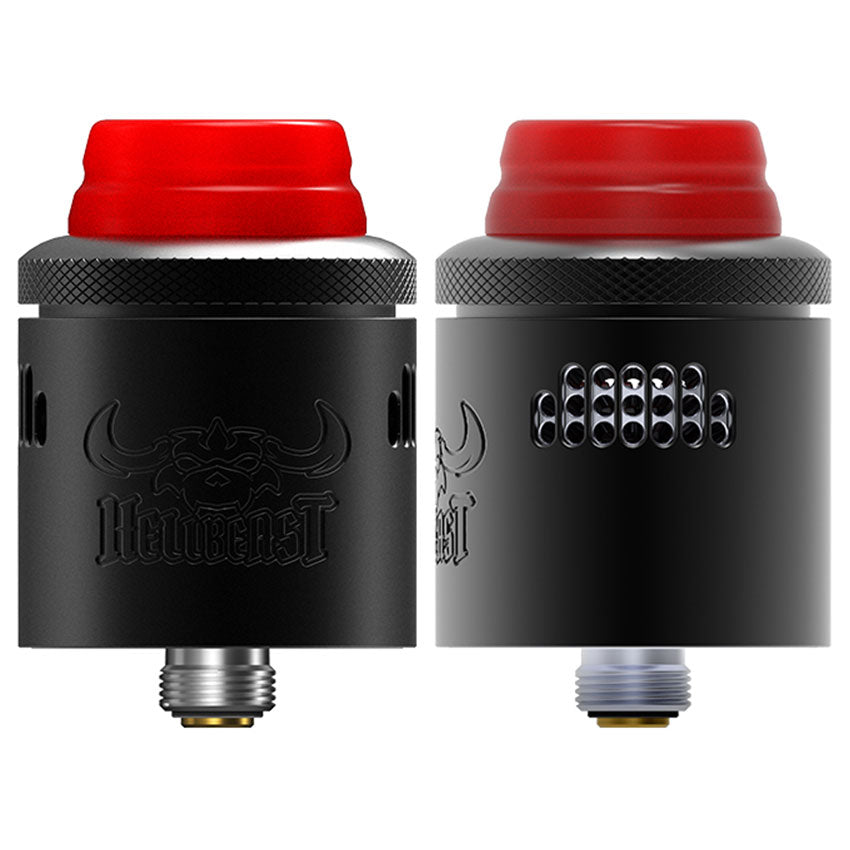 HellBeast RDA Atomizer - Hellvape Matte Full Black